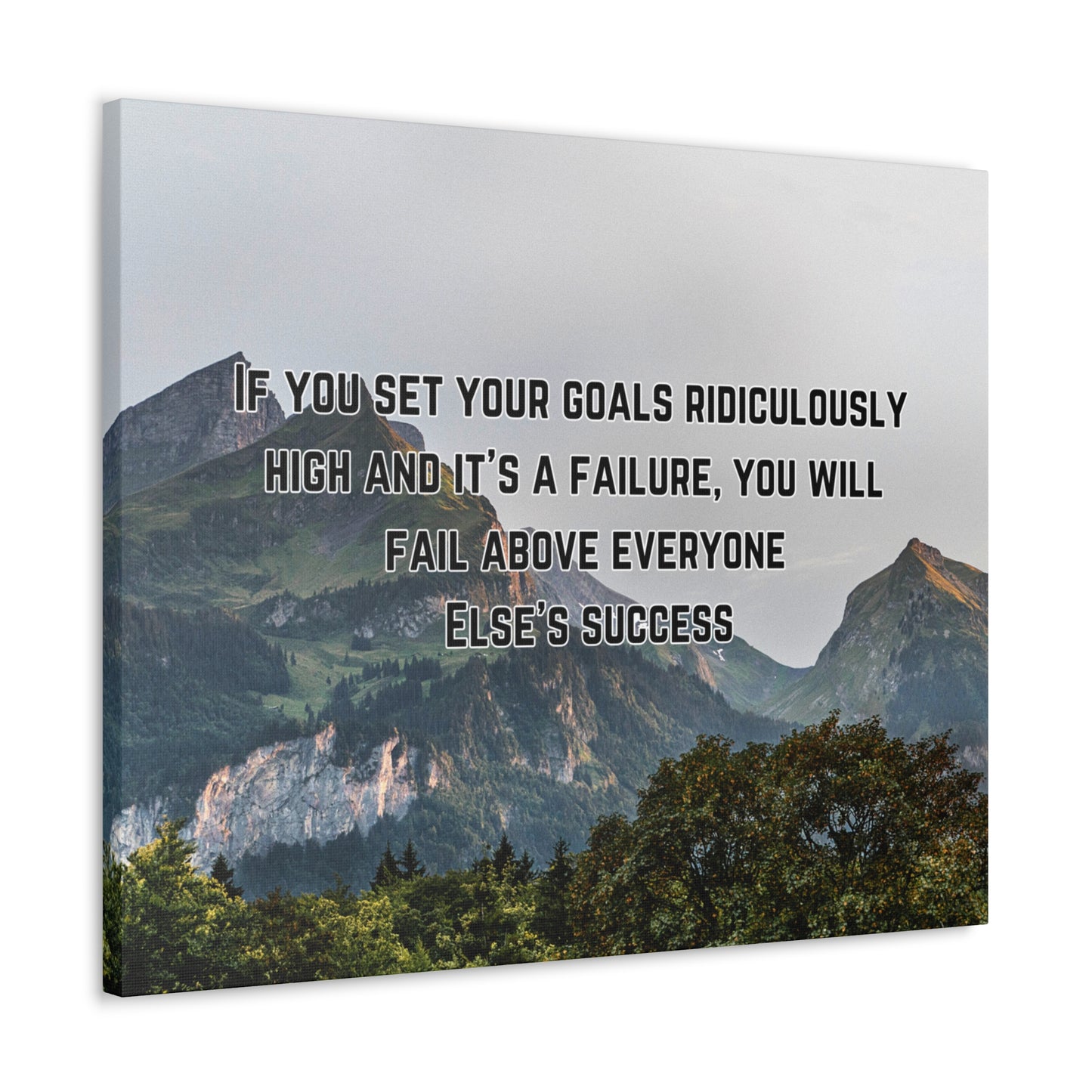 "Set Your Goals High" Wall Art - Weave Got Gifts - Unique Gifts You Won’t Find Anywhere Else!