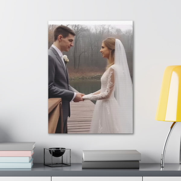 "Wedding Day" Custom Photo Wall Print - Weave Got Gifts - Unique Gifts You Won’t Find Anywhere Else!