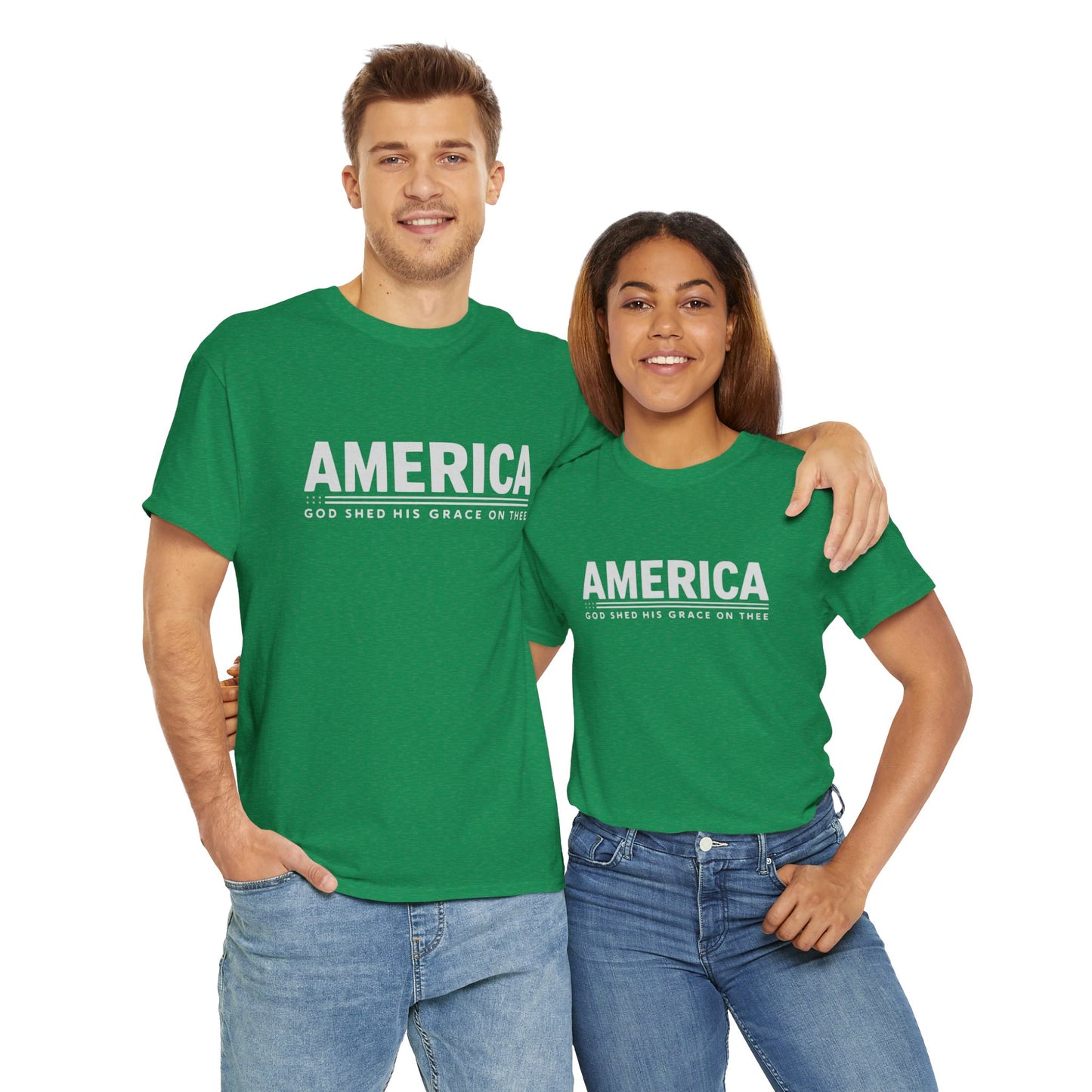 "Comfortable and Durable Patriotic T-Shirt"