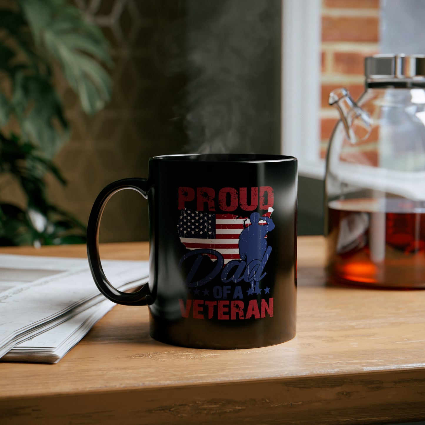 "Proud Dad Of An American Veteran" Coffee Mug - Weave Got Gifts - Unique Gifts You Won’t Find Anywhere Else!