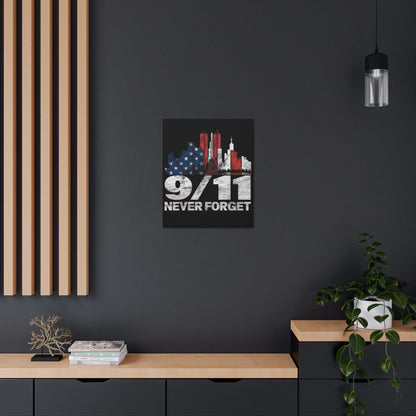 Never Forget 9/11: Canvas Wall Art