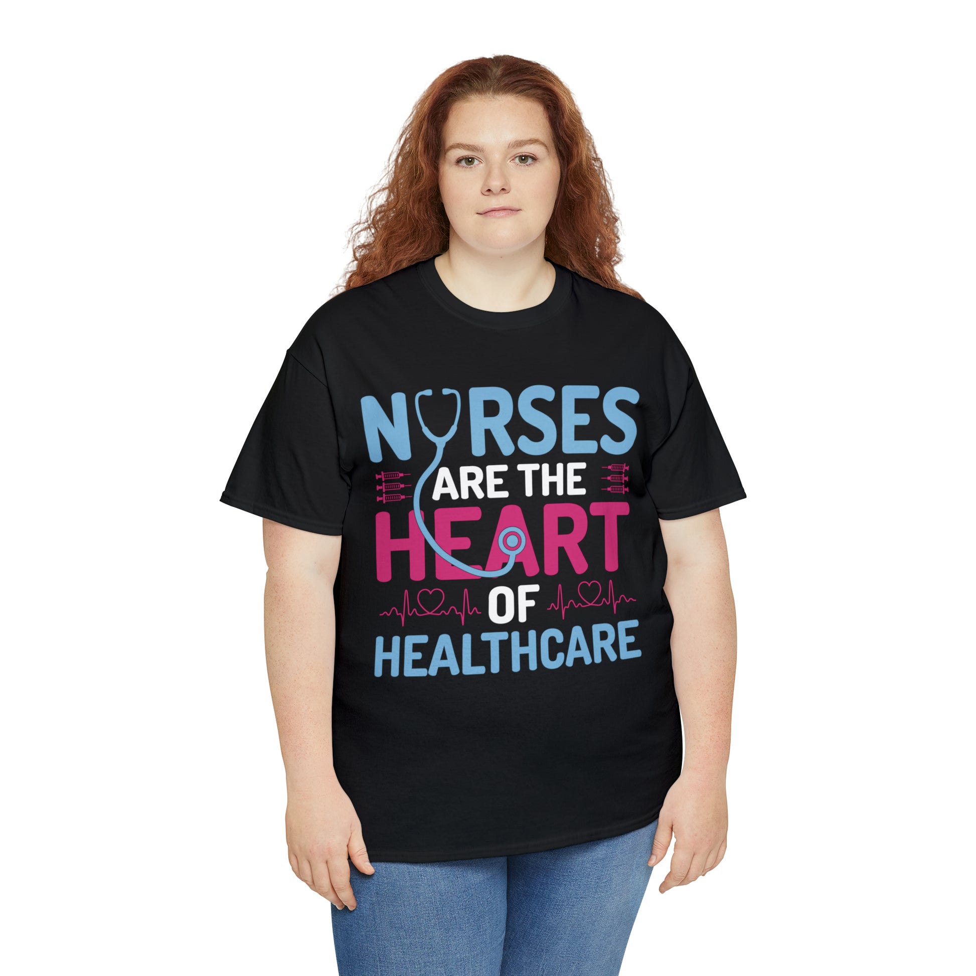 "Nurses Are The Heart Of Healthcare" T-Shirt - Weave Got Gifts - Unique Gifts You Won’t Find Anywhere Else!