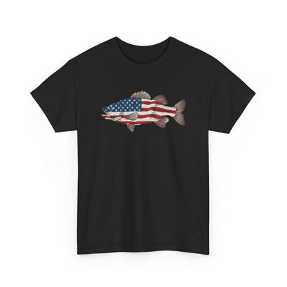 American Flag Fishing T-Shirt