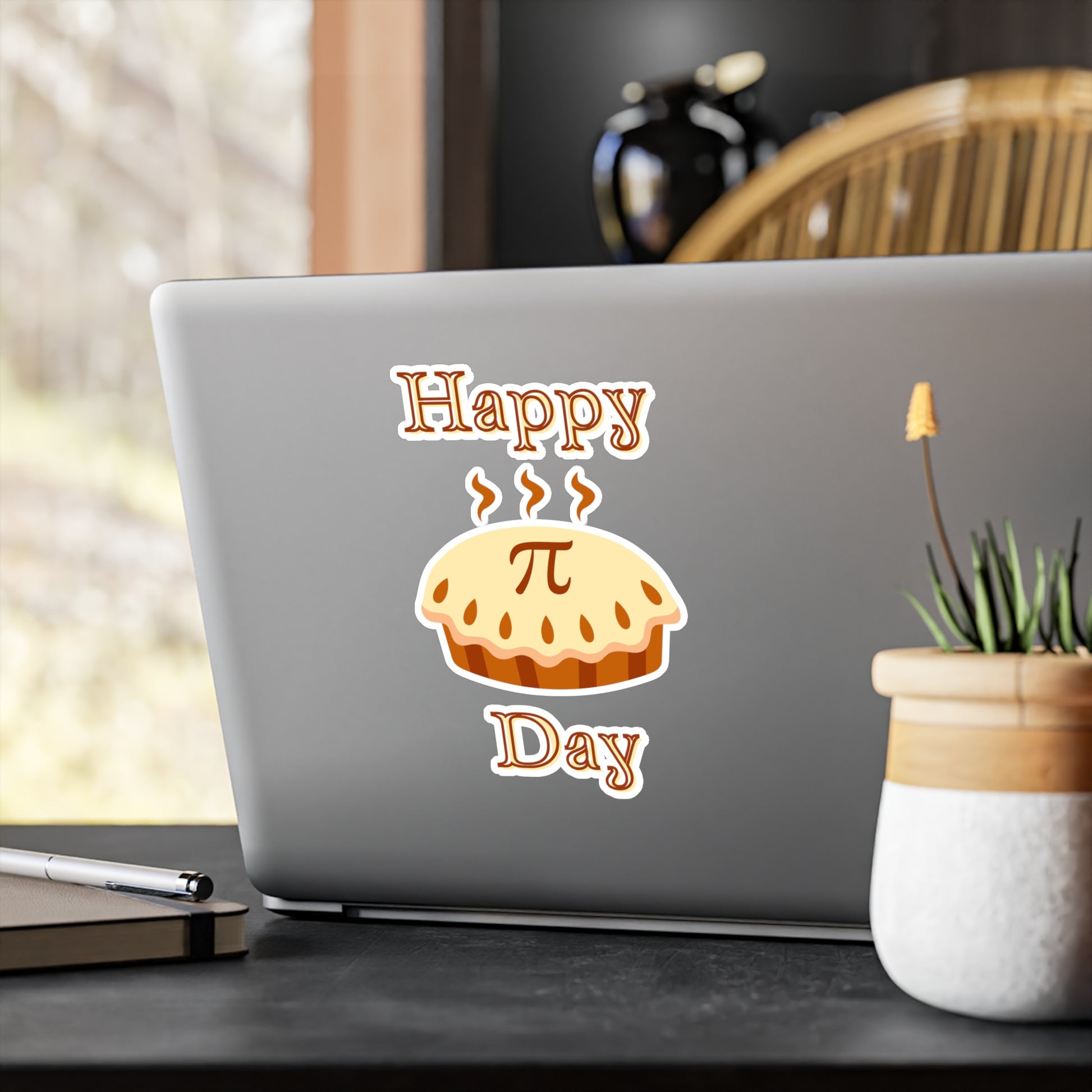 "Happy Pi Day" Kiss-Cut Vinyl Sticker - Weave Got Gifts - Unique Gifts You Won’t Find Anywhere Else!