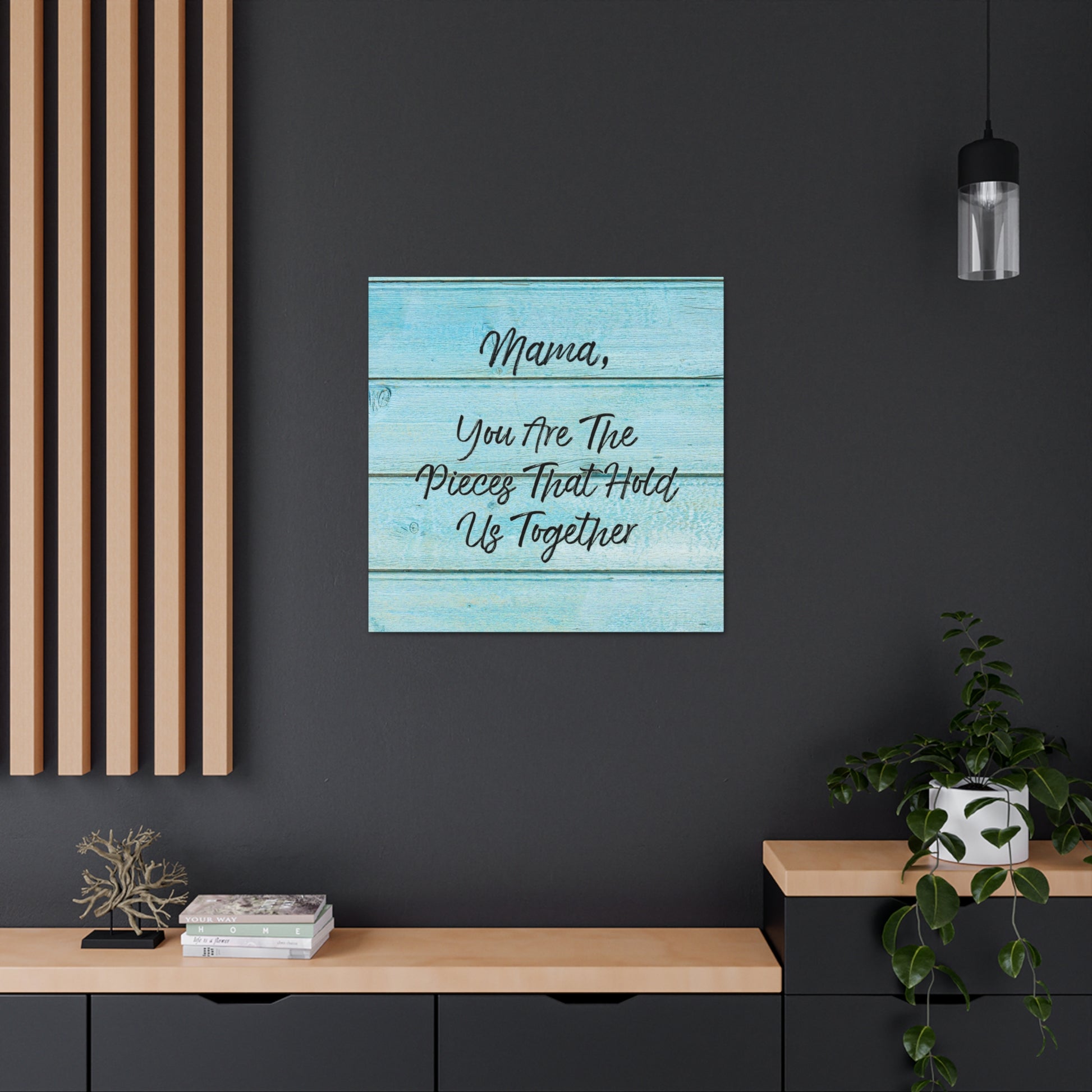 "Mama, You Are The Pieces That Hold Us Together" Wall Art - Weave Got Gifts - Unique Gifts You Won’t Find Anywhere Else!