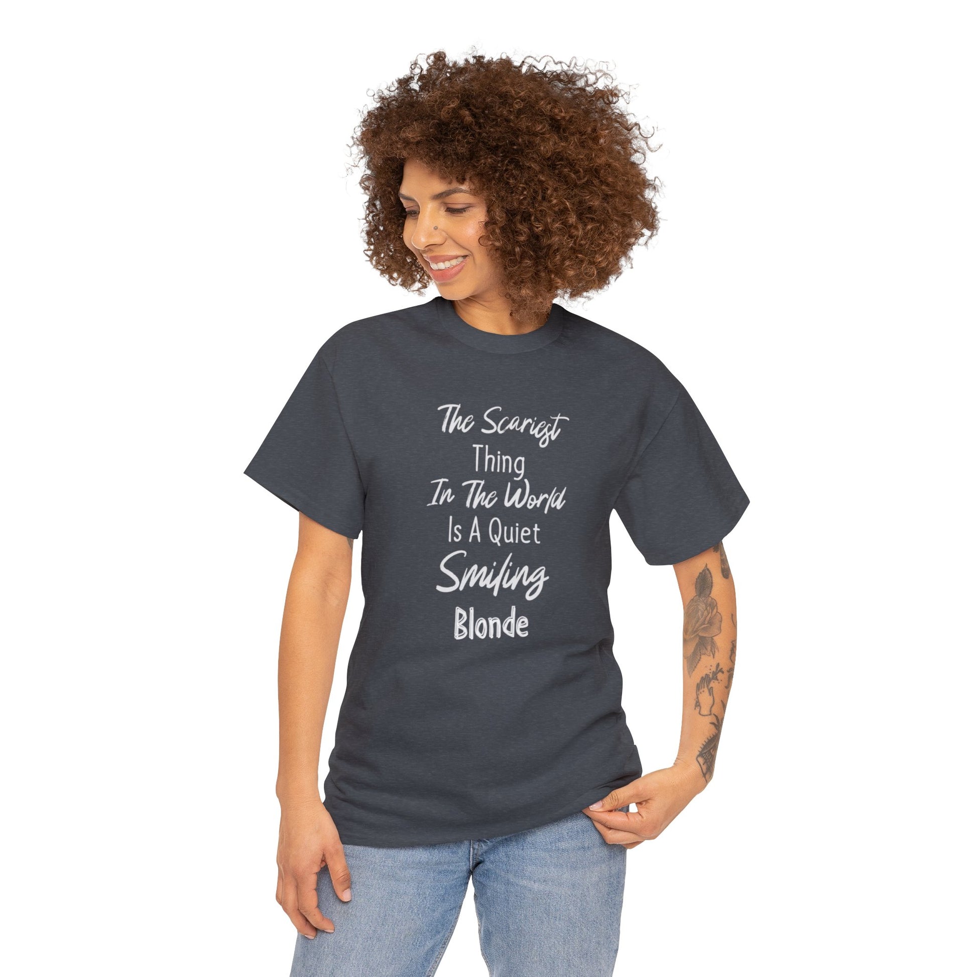 "Scary Blonde" T-Shirt - Weave Got Gifts - Unique Gifts You Won’t Find Anywhere Else!