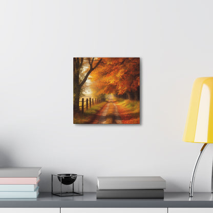 "Autumn Farm Road Journey" Wall Art - Weave Got Gifts - Unique Gifts You Won’t Find Anywhere Else!