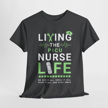 Funny PICU nurse shirt for pediatric nurses
