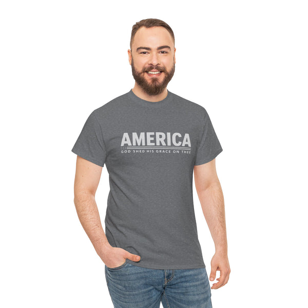 American - God Shed His Grace On Thee: T-Shirt