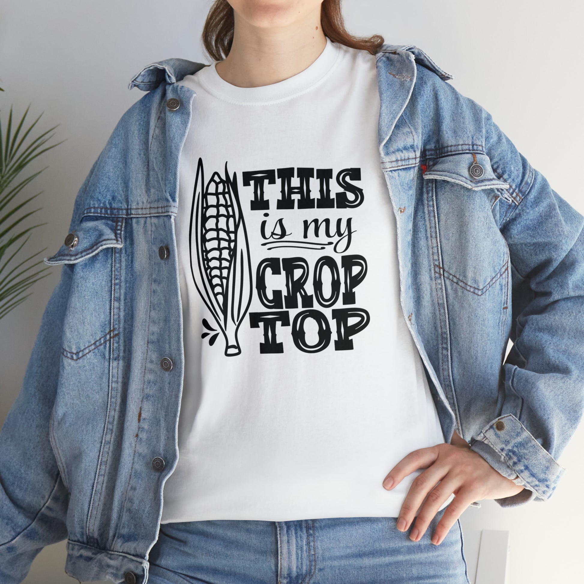 "This Is My Crop Top" T-Shirt - Weave Got Gifts - Unique Gifts You Won’t Find Anywhere Else!