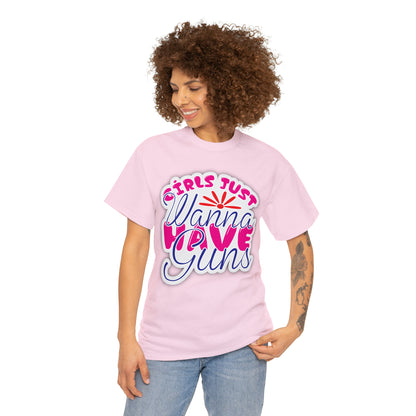 "Girl Just Wanna Have Guns" T-Shirt - Weave Got Gifts - Unique Gifts You Won’t Find Anywhere Else!