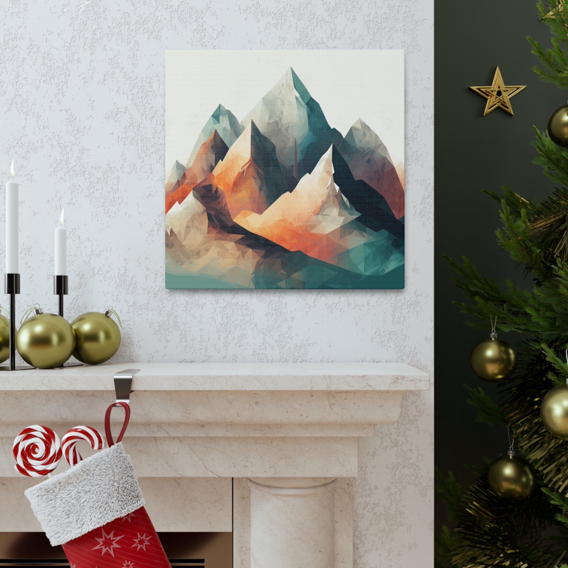 "Modern Boho Mountains" Wall Art - Weave Got Gifts - Unique Gifts You Won’t Find Anywhere Else!