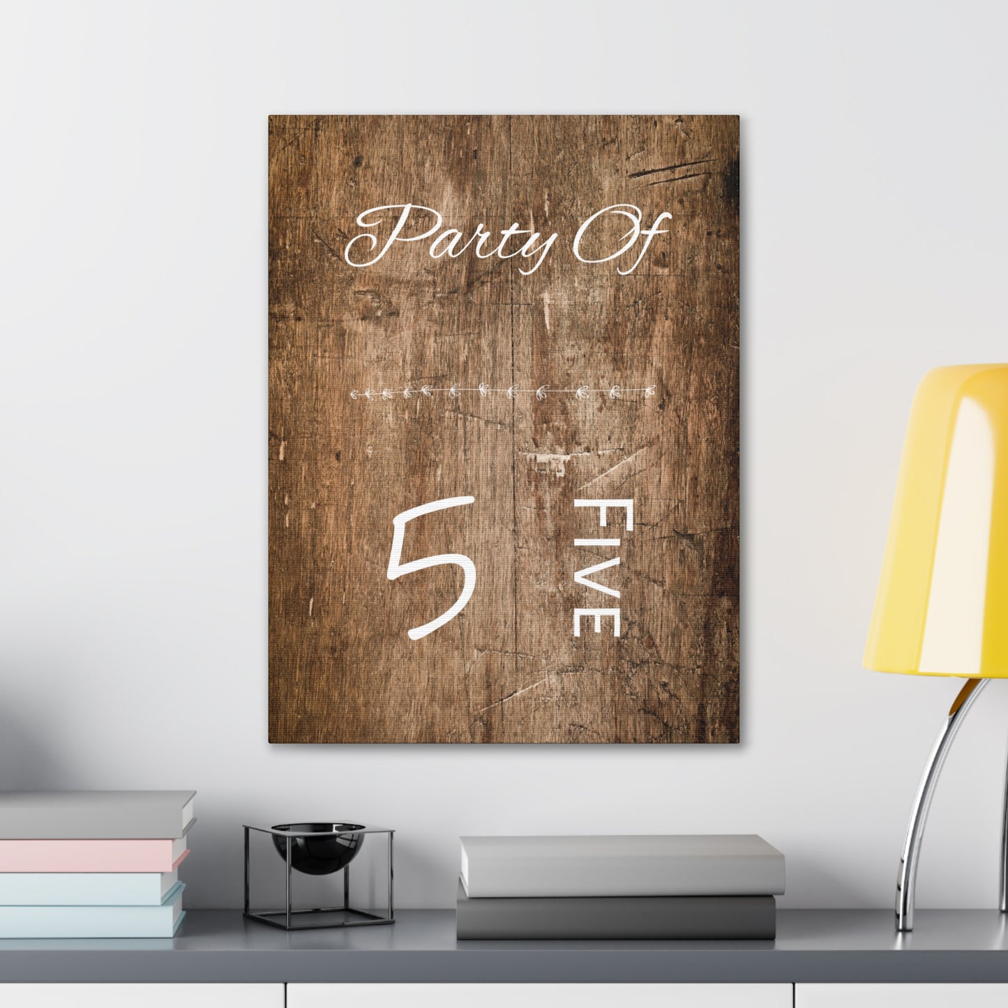 Vertical family of 5 sign for cozy home decor
