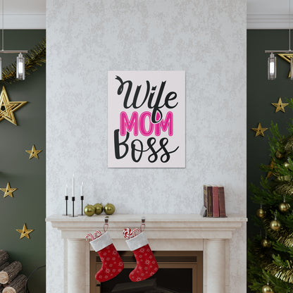 "Wife, Mom, Boss" Wall Art - Weave Got Gifts - Unique Gifts You Won’t Find Anywhere Else!