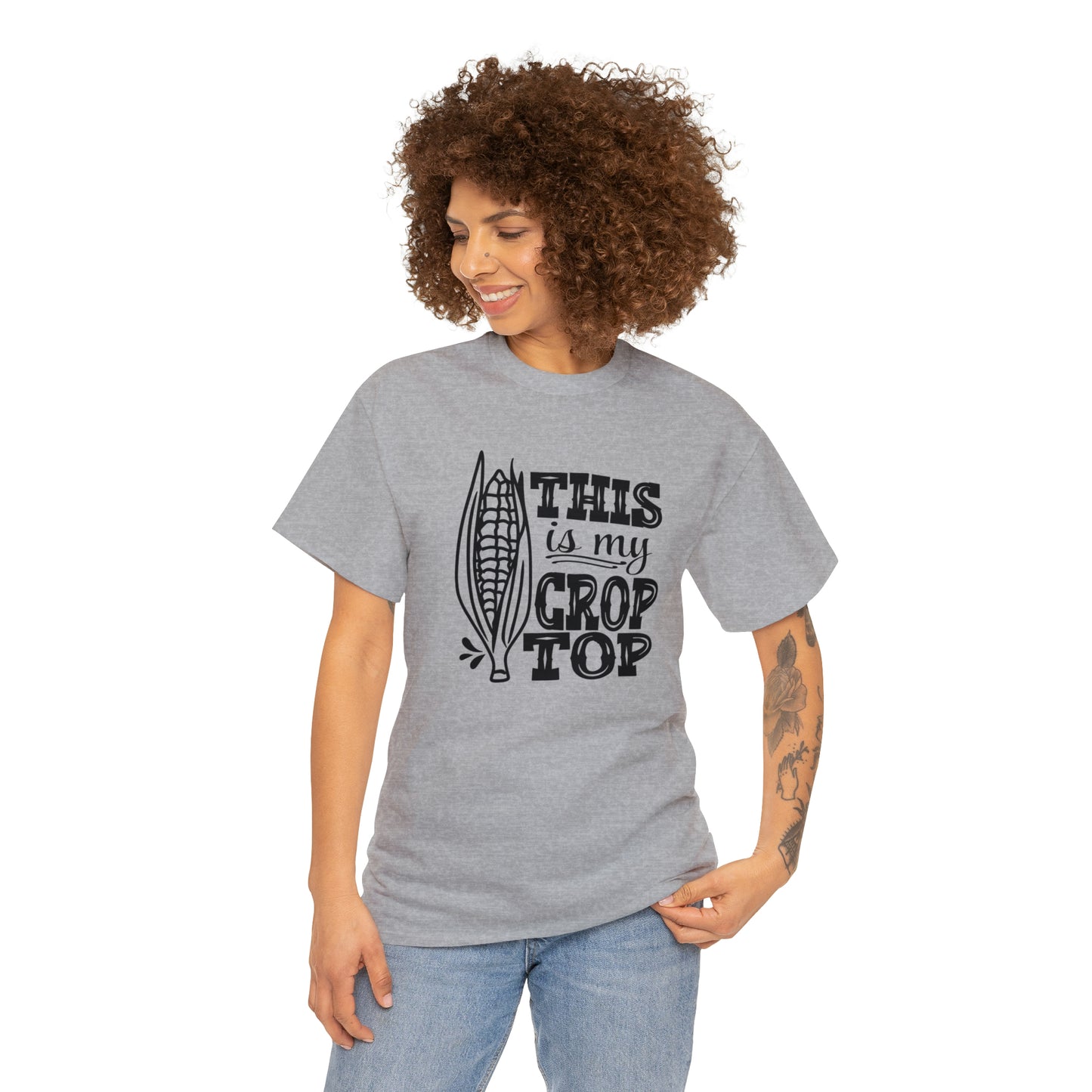 "This Is My Crop Top" T-Shirt - Weave Got Gifts - Unique Gifts You Won’t Find Anywhere Else!