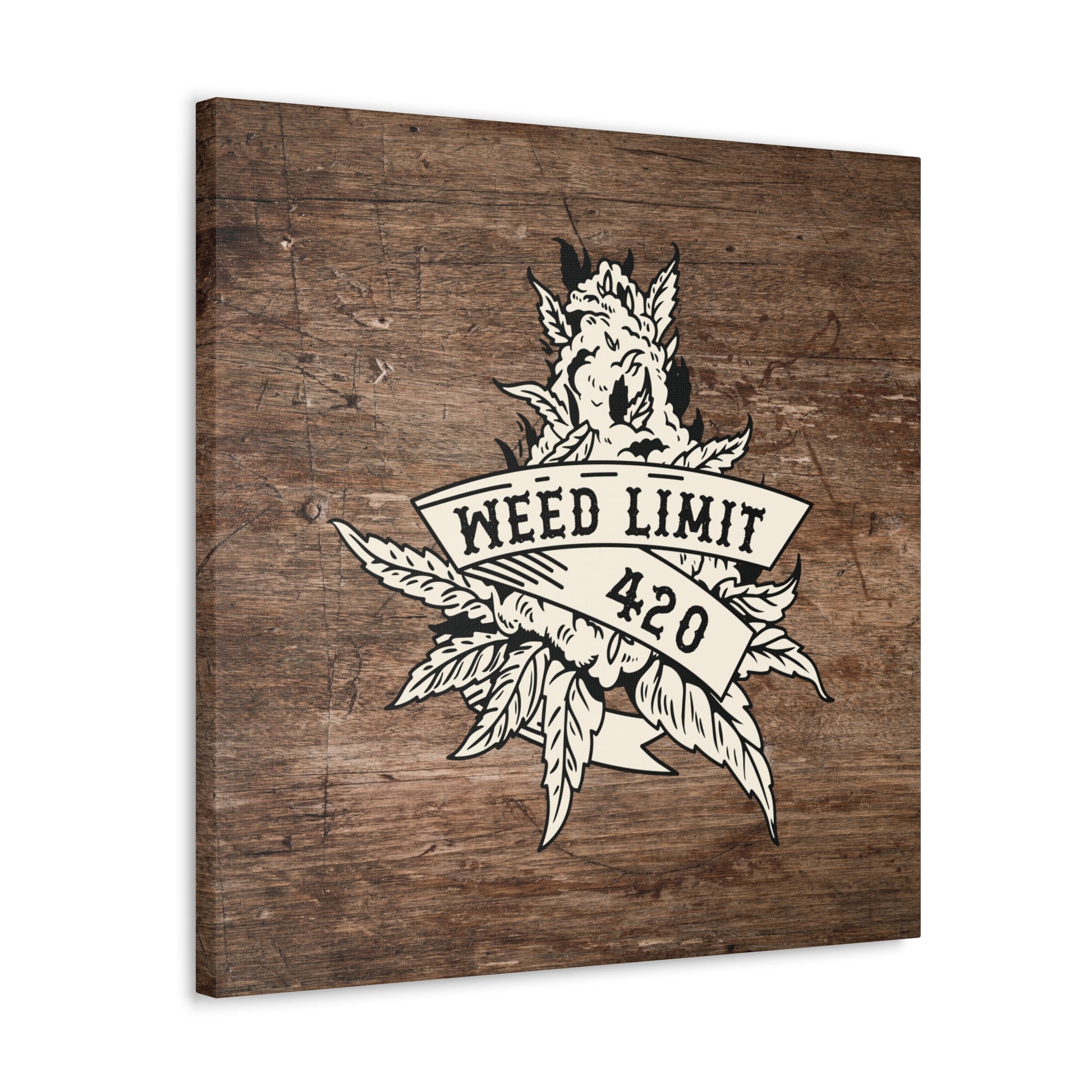 "Weed Limit 420" Wall Art - Weave Got Gifts - Unique Gifts You Won’t Find Anywhere Else!