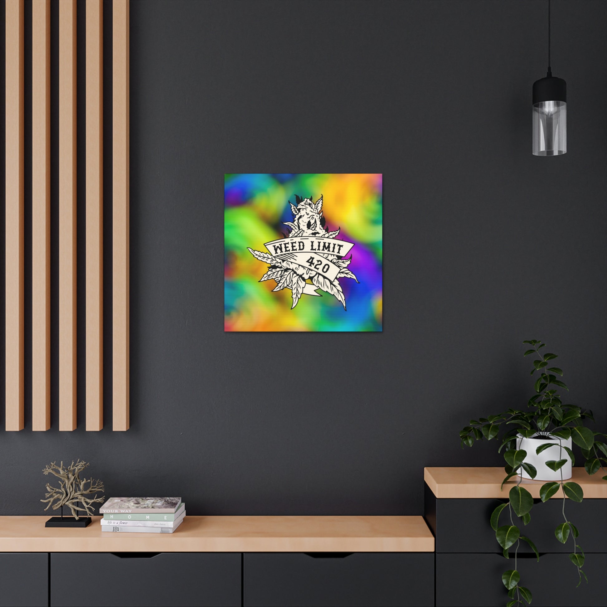 "Trippy Weed Limit 420" Wall Art - Weave Got Gifts - Unique Gifts You Won’t Find Anywhere Else!