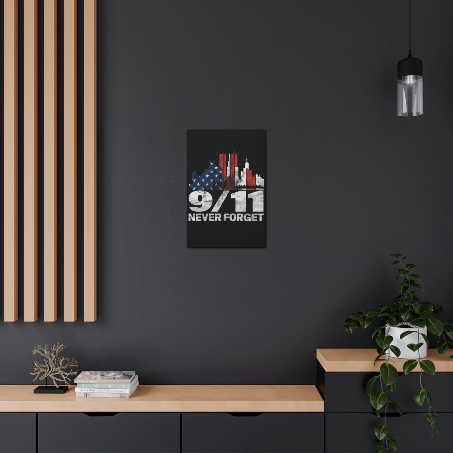 Never Forget 9/11: Canvas Wall Art