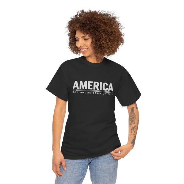 American - God Shed His Grace On Thee: T-Shirt