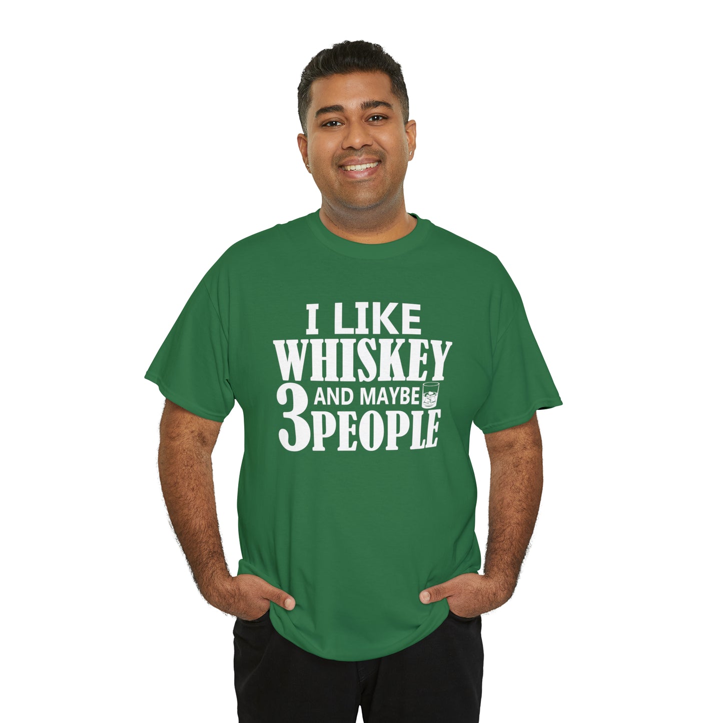 "I Like Whiskey & Like 3 People" T-Shirt - Weave Got Gifts - Unique Gifts You Won’t Find Anywhere Else!