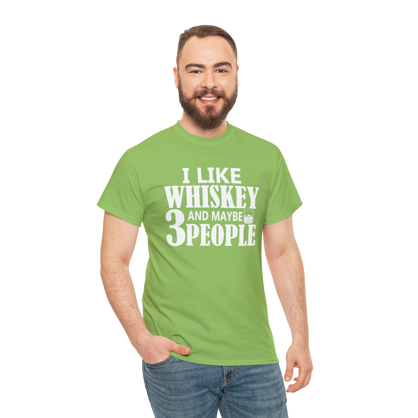 "I Like Whiskey & Like 3 People" T-Shirt - Weave Got Gifts - Unique Gifts You Won’t Find Anywhere Else!