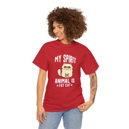 "Fat Cat Spirit Animal" T-Shirt - Weave Got Gifts - Unique Gifts You Won’t Find Anywhere Else!