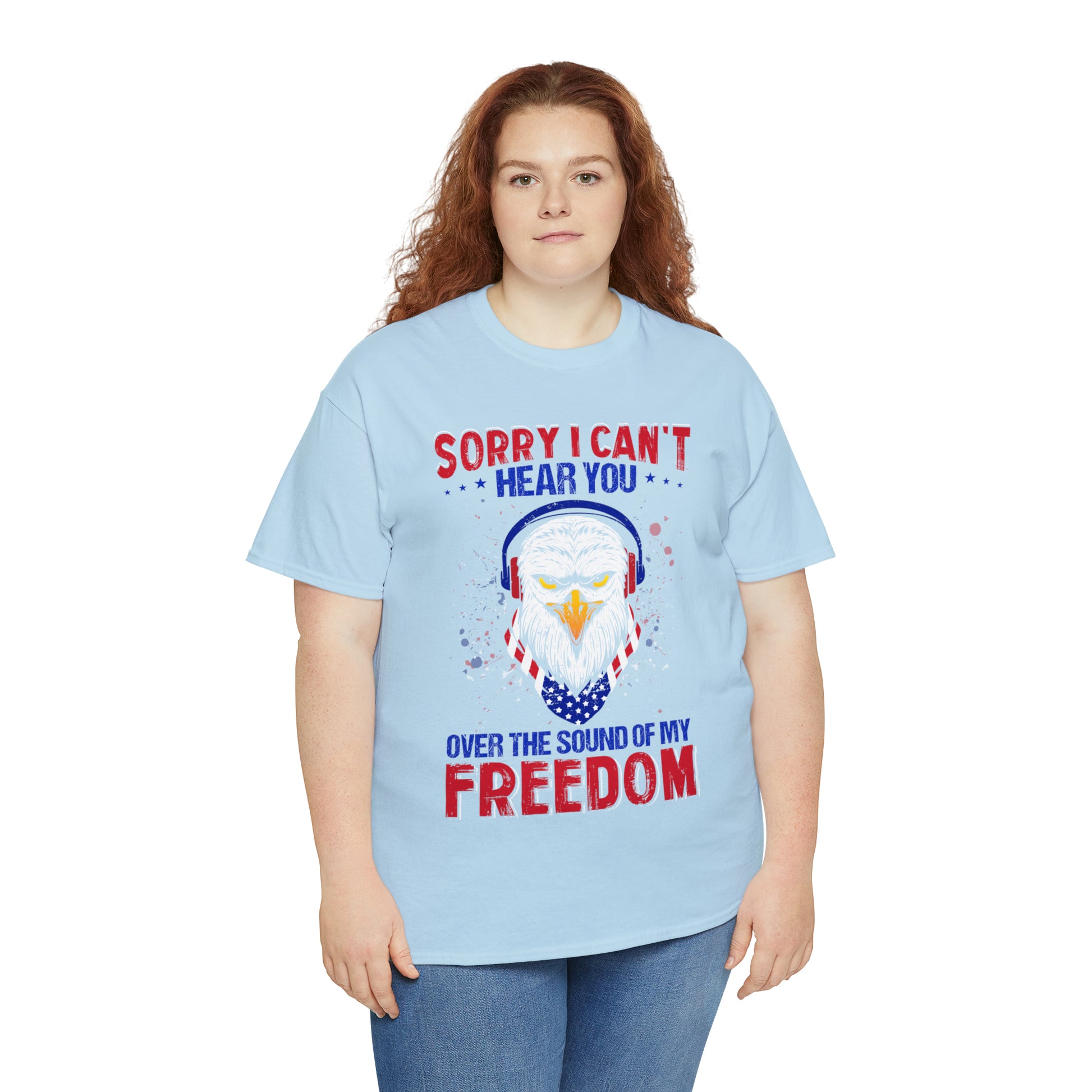 "Can't Hear You Over The Sound Of My Freedom" T-Shirt - Weave Got Gifts - Unique Gifts You Won’t Find Anywhere Else!