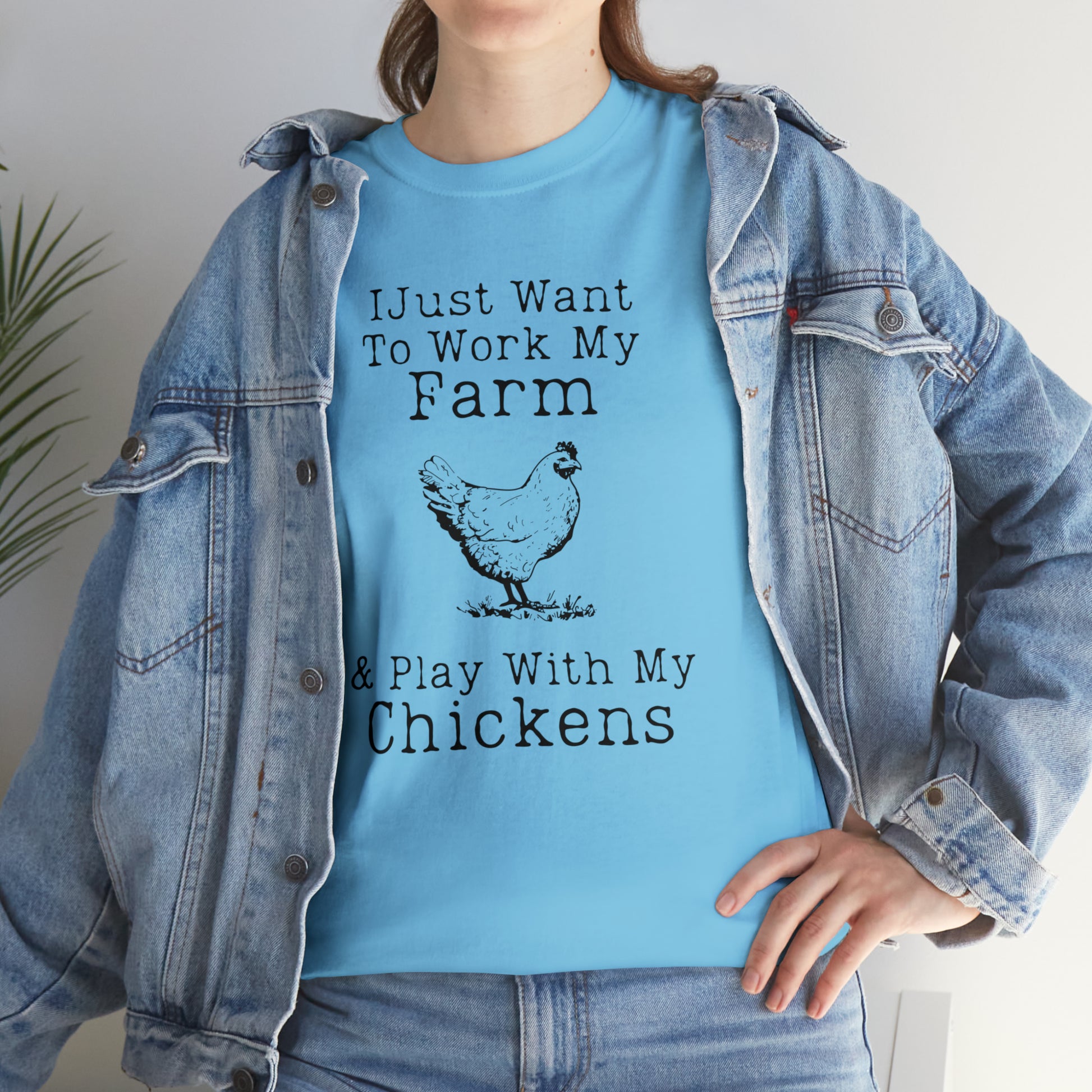 "Farm & Chickens" T-Shirt - Weave Got Gifts - Unique Gifts You Won’t Find Anywhere Else!