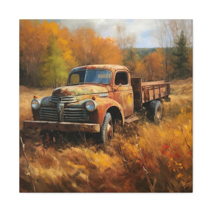 "Fall Farm Rustic Truck" Wall Art - Weave Got Gifts - Unique Gifts You Won’t Find Anywhere Else!