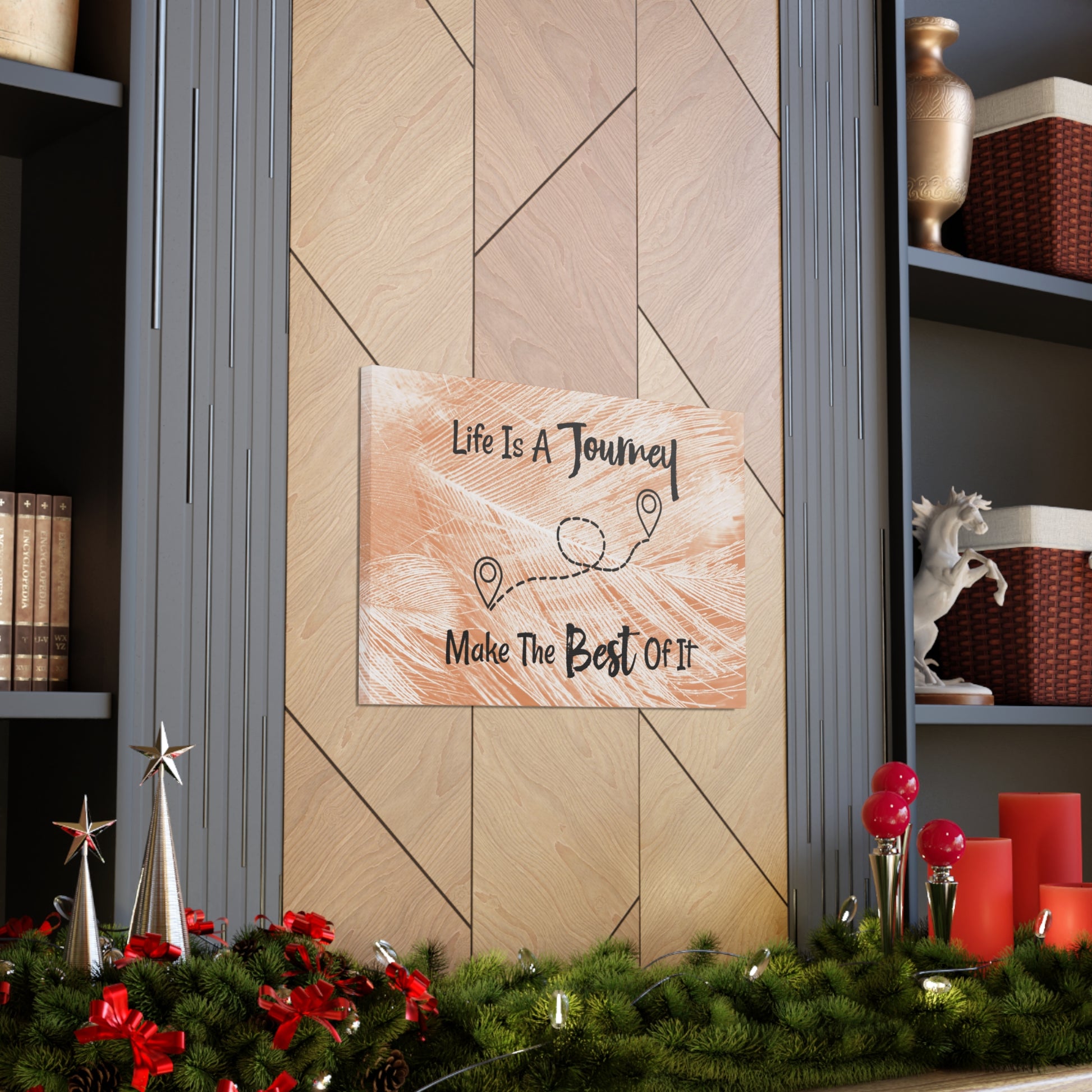 "Life Is A Journey, Make The Best Of It" Wall Art - Weave Got Gifts - Unique Gifts You Won’t Find Anywhere Else!