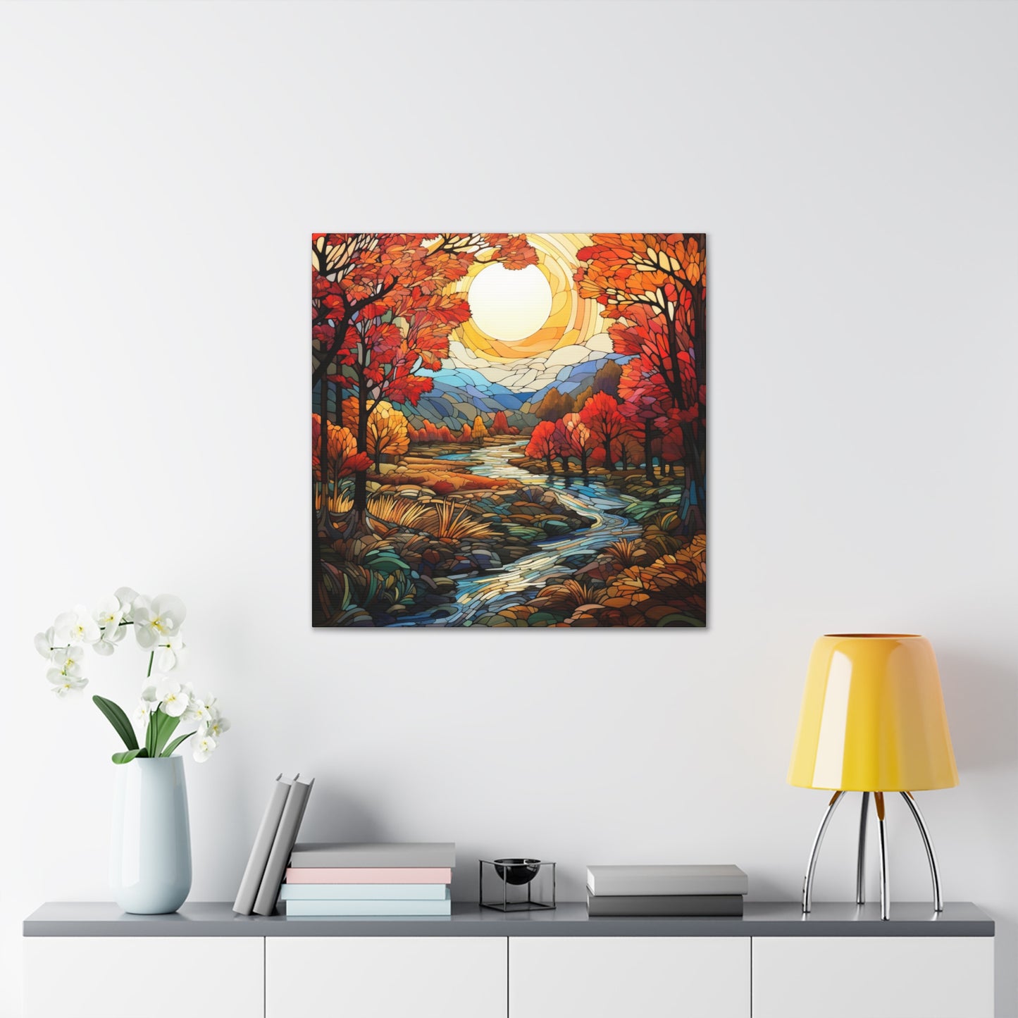 "Riverside Serenity" Wall Art - Weave Got Gifts - Unique Gifts You Won’t Find Anywhere Else!