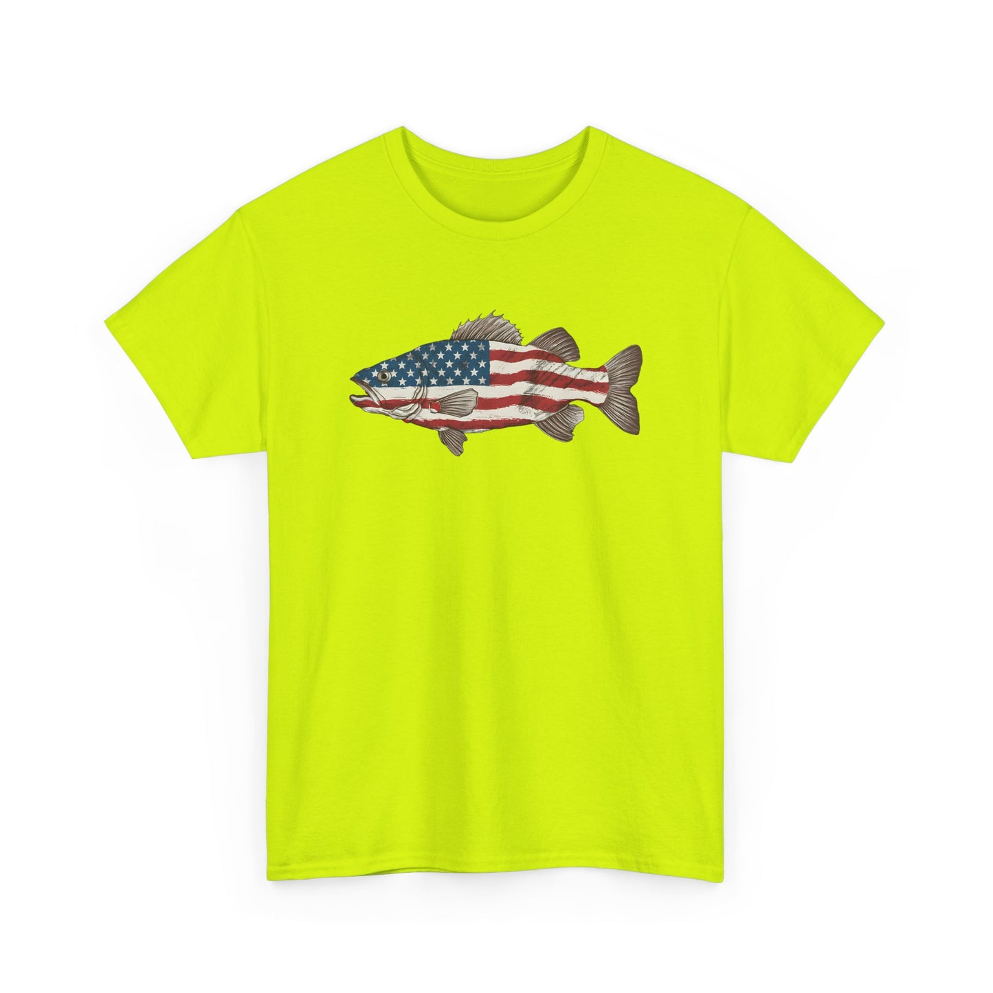 American Flag Fishing T-Shirt