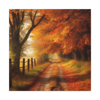 "Autumn Farm Road Journey" Wall Art - Weave Got Gifts - Unique Gifts You Won’t Find Anywhere Else!