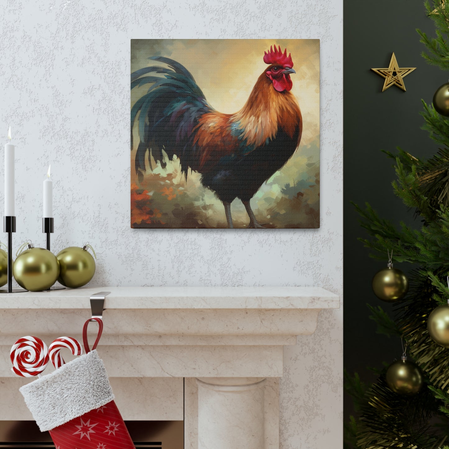 "Farm Rooster" Wall Art - Weave Got Gifts - Unique Gifts You Won’t Find Anywhere Else!