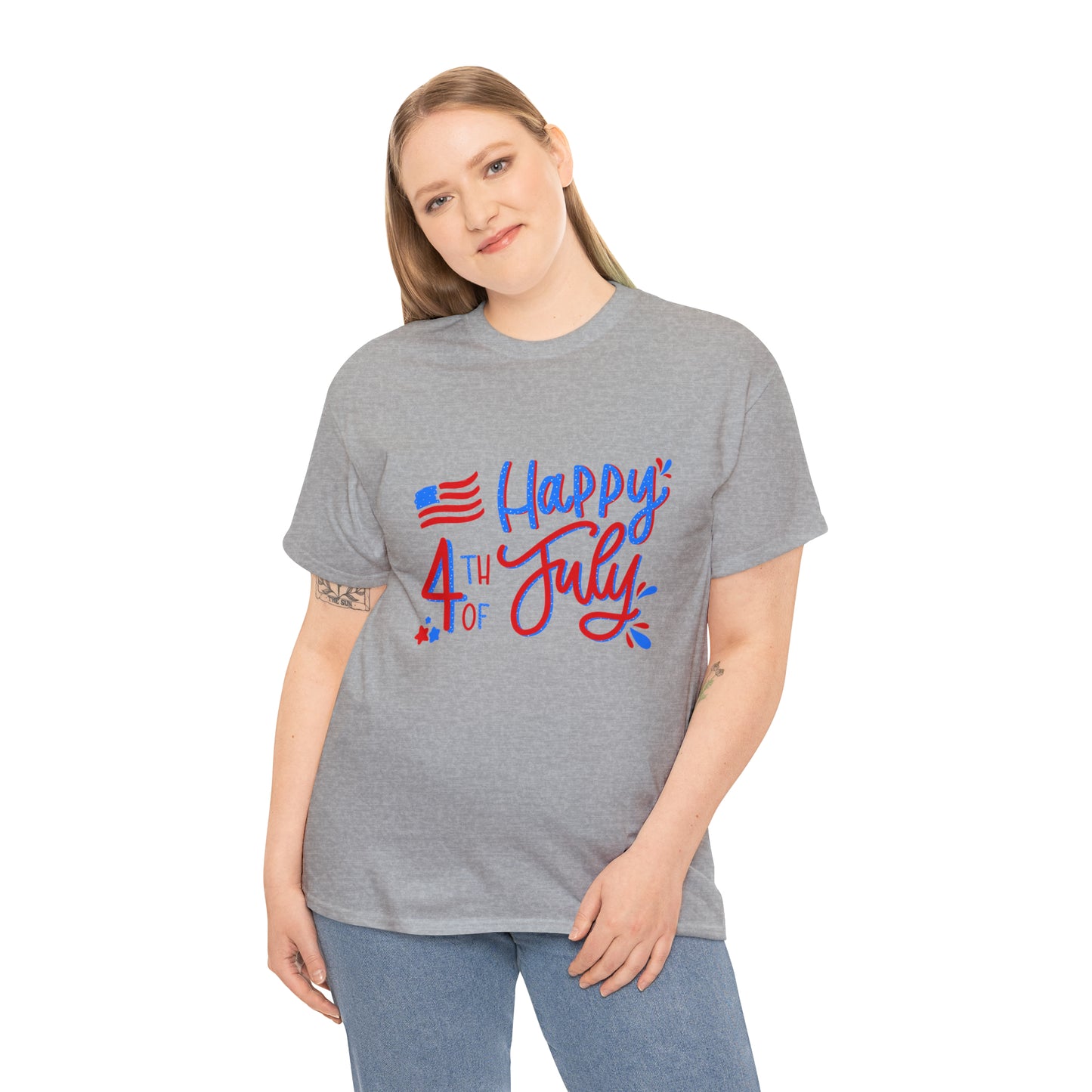 "Happy 4th Of July" T-Shirt - Weave Got Gifts - Unique Gifts You Won’t Find Anywhere Else!