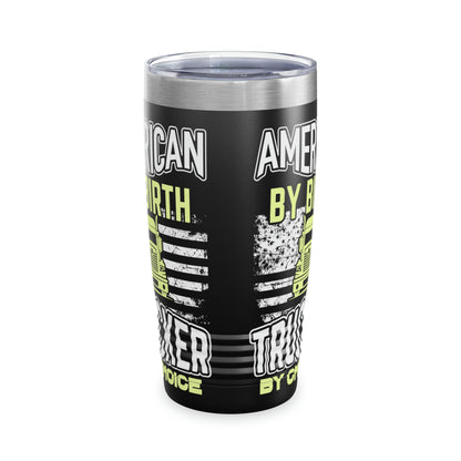 "American Trucker" Tumbler - Weave Got Gifts - Unique Gifts You Won’t Find Anywhere Else!