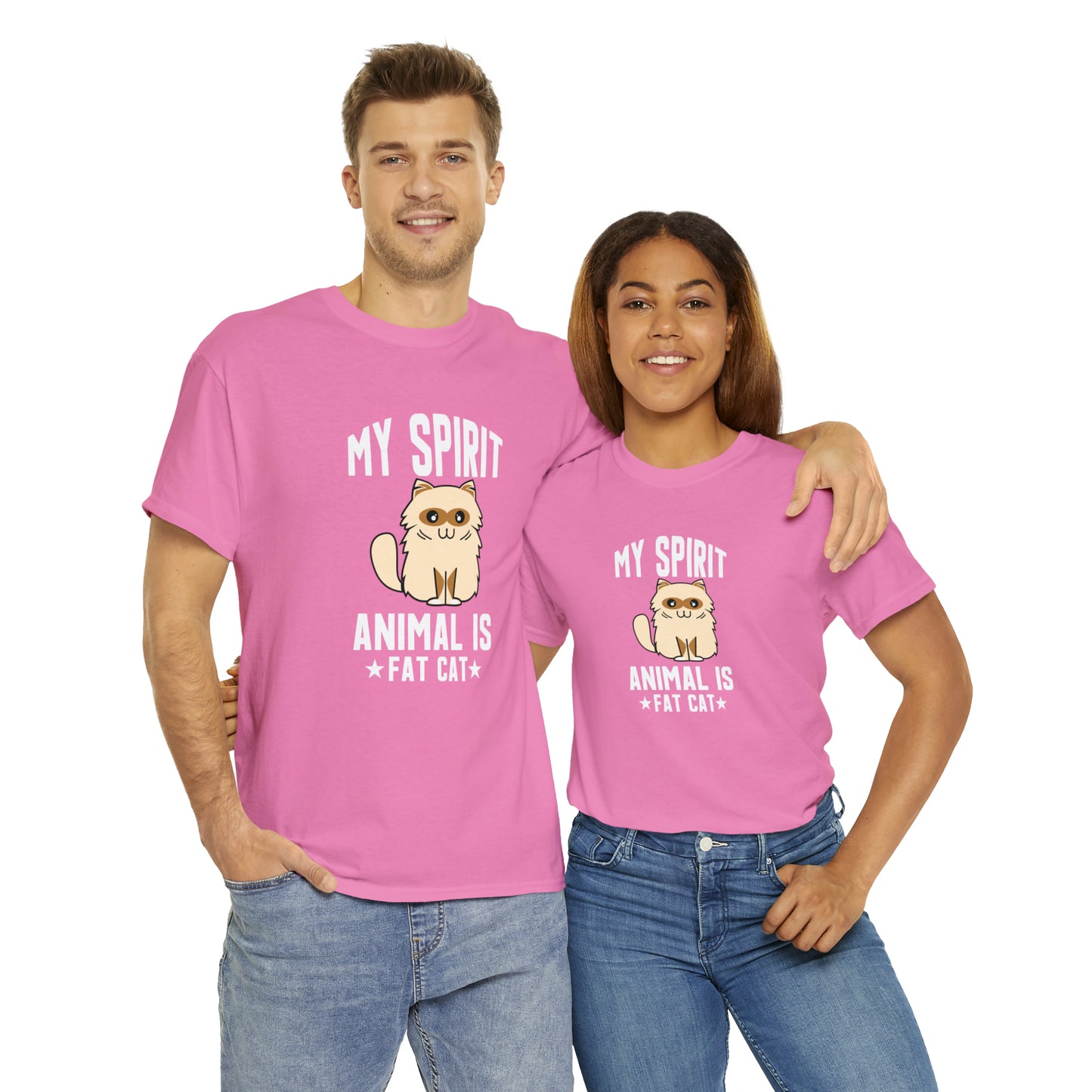 "Fat Cat Spirit Animal" T-Shirt - Weave Got Gifts - Unique Gifts You Won’t Find Anywhere Else!