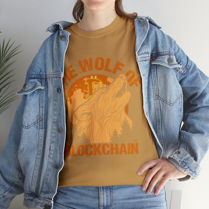 "The Wolf Of Blockchain" T-Shirt - Weave Got Gifts - Unique Gifts You Won’t Find Anywhere Else!