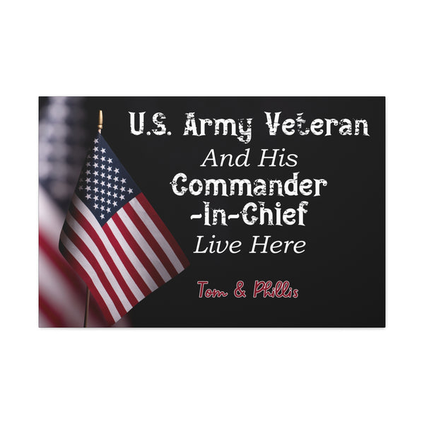 Custom "US Army Veteran" Wall Art - Weave Got Gifts - Unique Gifts You Won’t Find Anywhere Else!