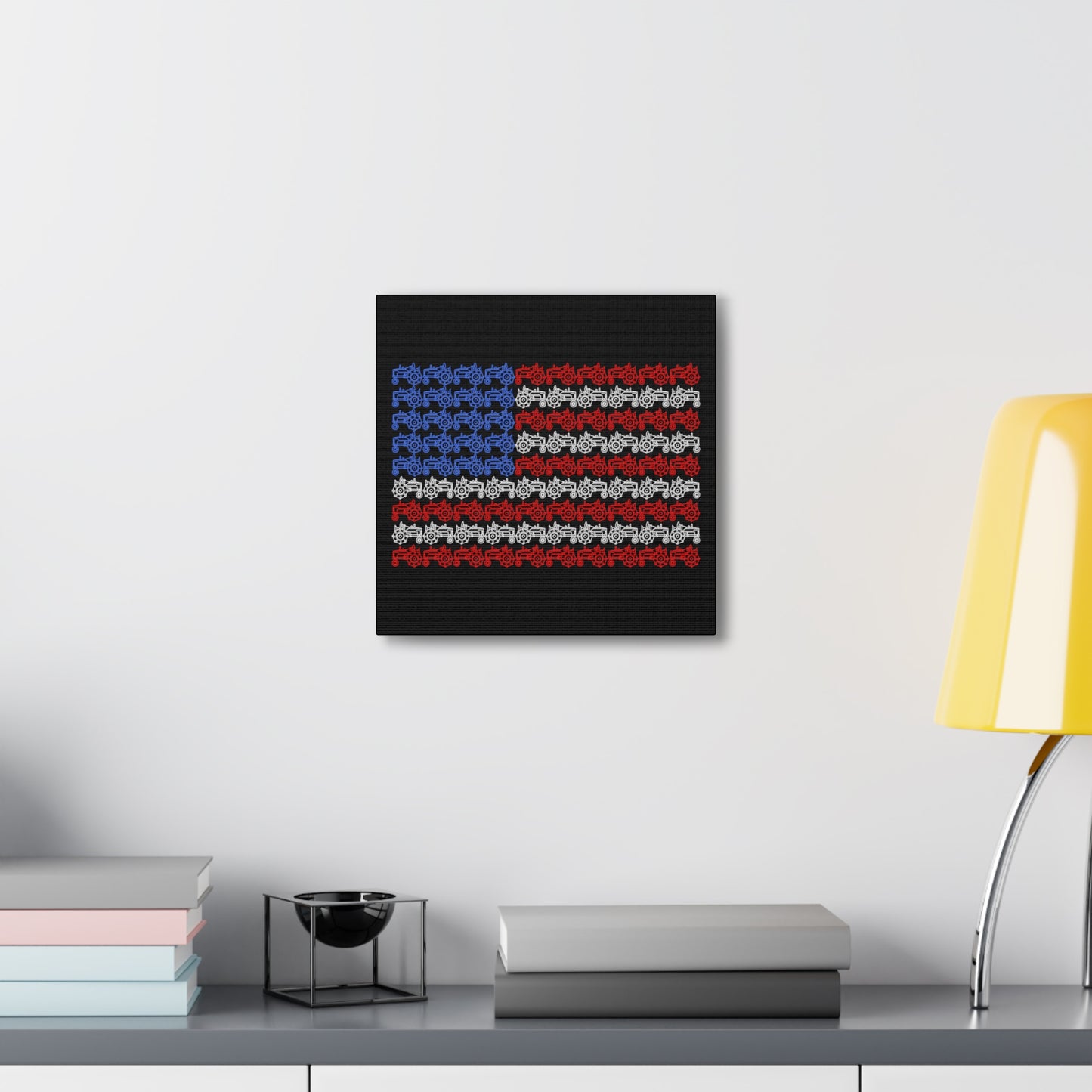 "Tractor American Flag" Wall Art - Weave Got Gifts - Unique Gifts You Won’t Find Anywhere Else!