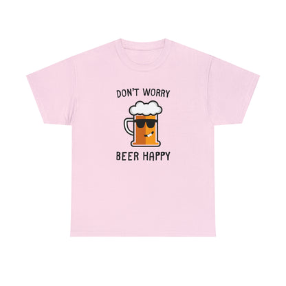 "Don't Worry, Beer Happy" T-Shirt - Weave Got Gifts - Unique Gifts You Won’t Find Anywhere Else!