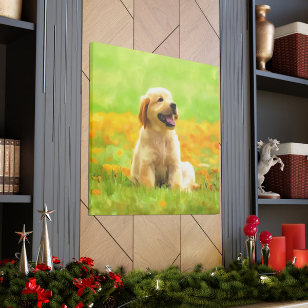 "Dog Painting Photo" Custom Wall Art - Weave Got Gifts - Unique Gifts You Won’t Find Anywhere Else!