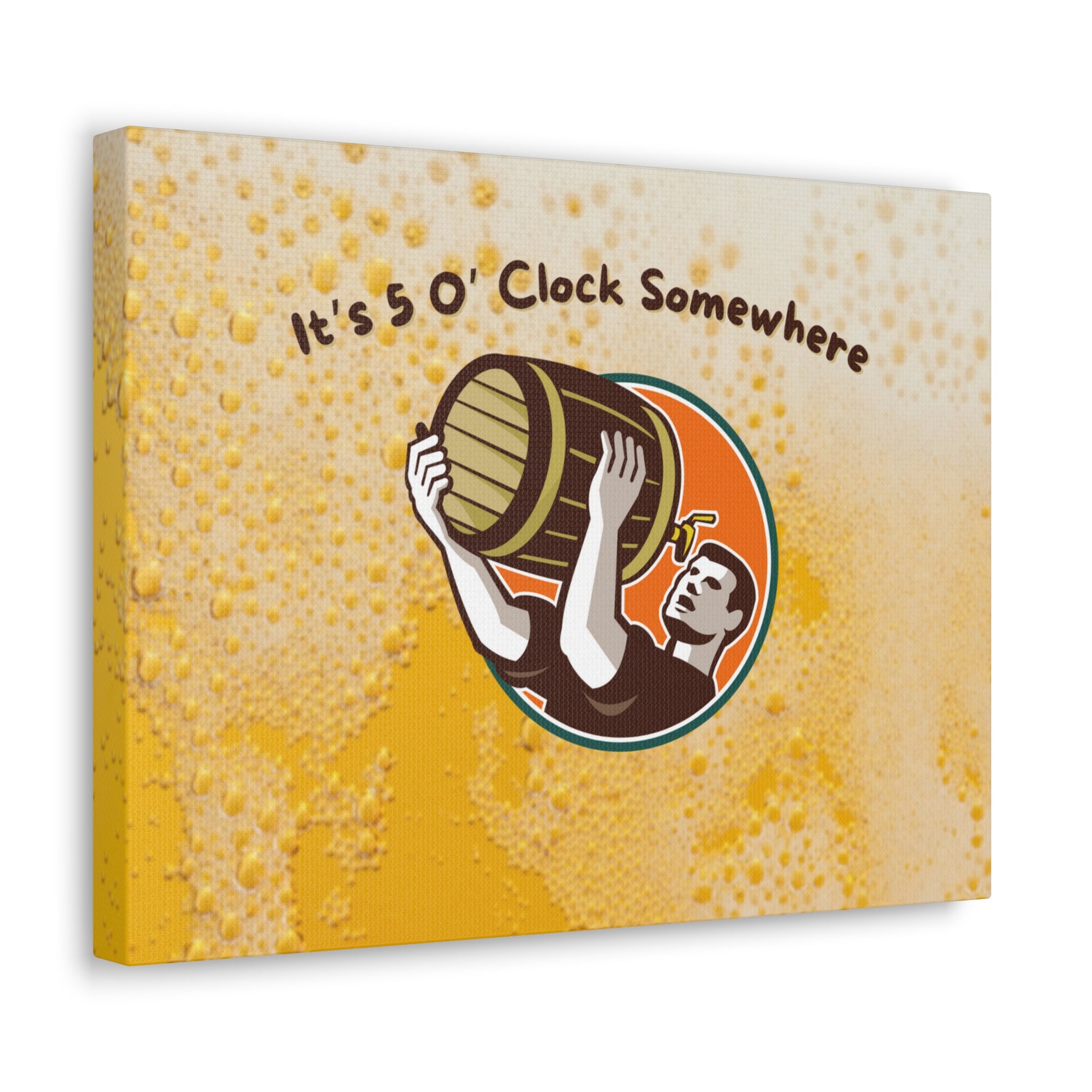 "It's 5 O' Clock Somewhere" Wall Art - Weave Got Gifts - Unique Gifts You Won’t Find Anywhere Else!