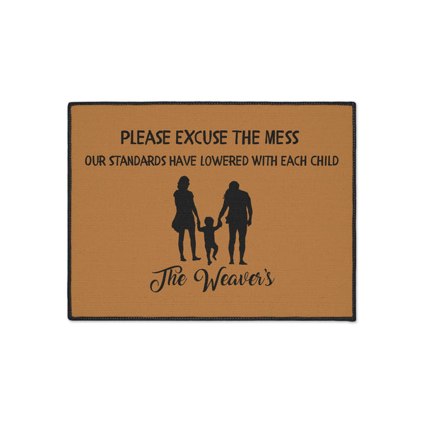 "Please Excuse Our Mess" Custom Door Mat - Weave Got Gifts - Unique Gifts You Won’t Find Anywhere Else!