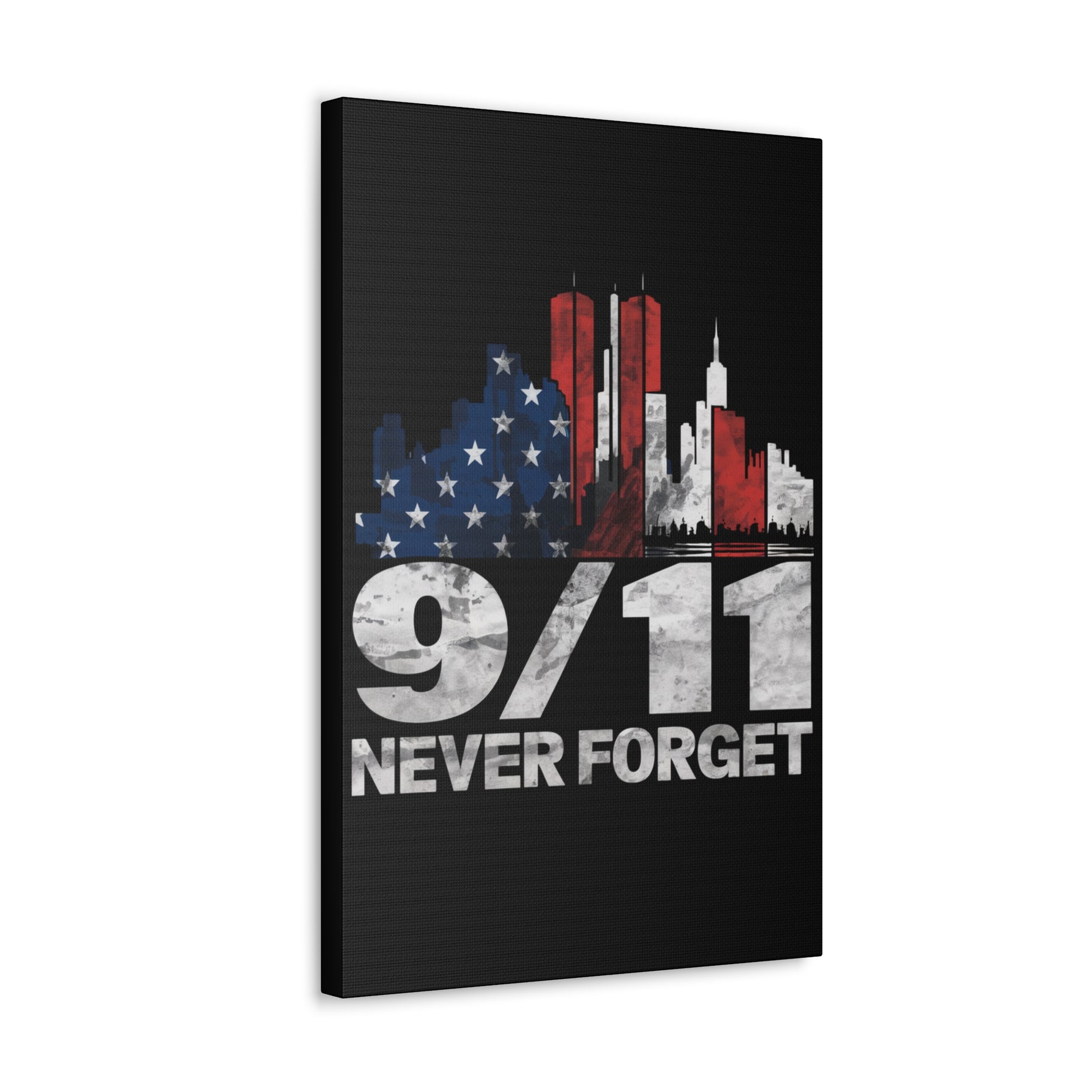 Vertical 9/11 wall decor for home or office
