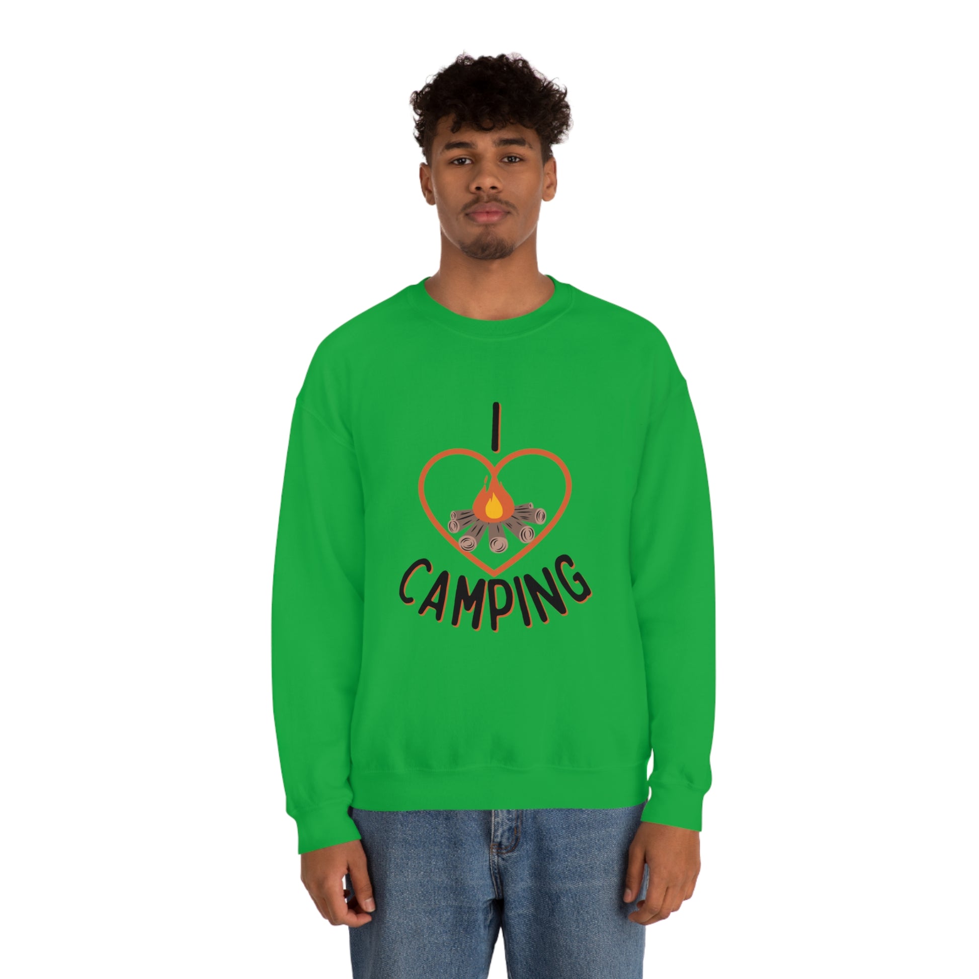 "I Love Camping" Crewneck Sweatshirt - Weave Got Gifts - Unique Gifts You Won’t Find Anywhere Else!