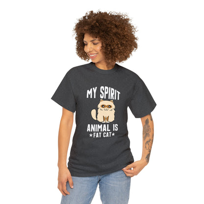 "Fat Cat Spirit Animal" T-Shirt - Weave Got Gifts - Unique Gifts You Won’t Find Anywhere Else!