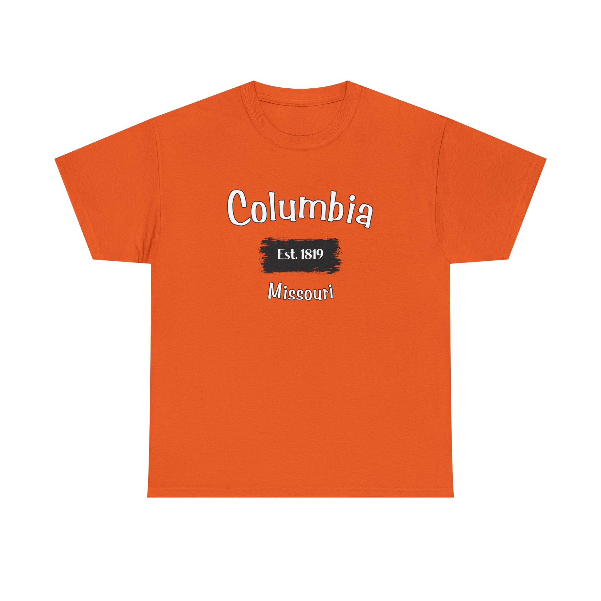 High-quality custom t-shirt celebrating Columbia Missouri’s history
