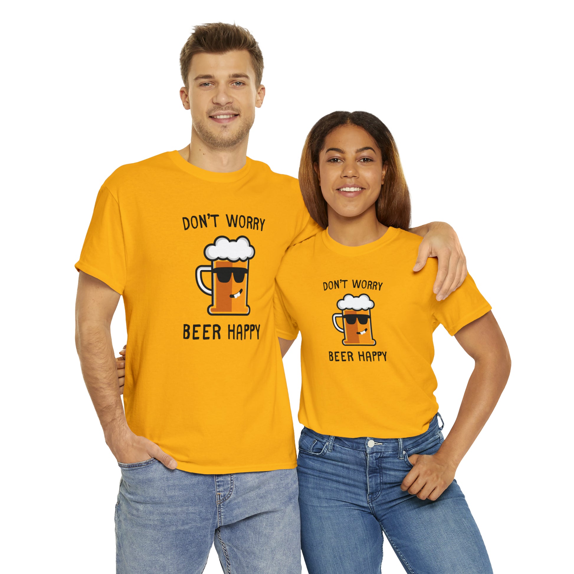 "Don't Worry, Beer Happy" T-Shirt - Weave Got Gifts - Unique Gifts You Won’t Find Anywhere Else!