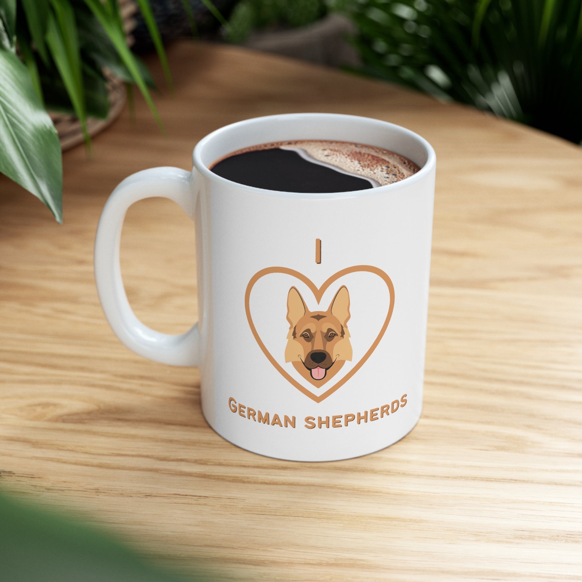 "I Love German Shepherds" Coffee Mug - Weave Got Gifts - Unique Gifts You Won’t Find Anywhere Else!